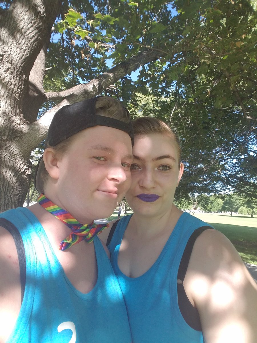 AndroKat7's tweet photo. We hung out at #Pride2017 last weekend. The air bnb we stayed in had a cute kitty with a mustache. #cats #caturday #shotoftheday #lesbians https://t.co/p3GSKDKJz3