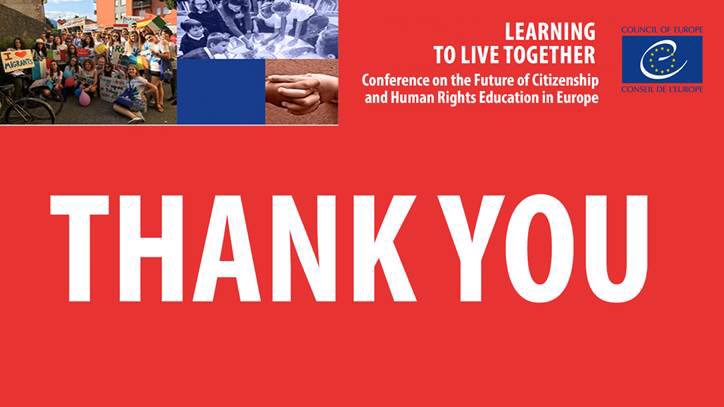 gloriamannazzu's tweet photo. A big THANK YOU to all participants and colleagues that supported the conference #CoE_Charter4All @coe @CoE_fr @coe_ita @CoEAudioVisual https://t.co/0A3t4HjTiK