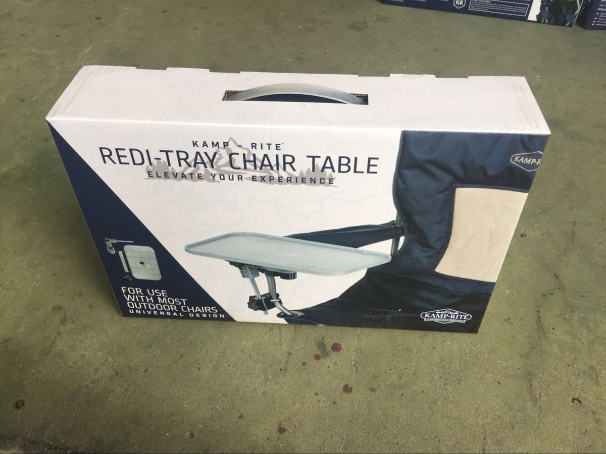 KampRite's tweet photo. get redi!!! Redi-Tray on the market mid July! #reditray #kamprite #notablenoproblem #eatworkplay https://t.co/zzlsU1i2Vw
