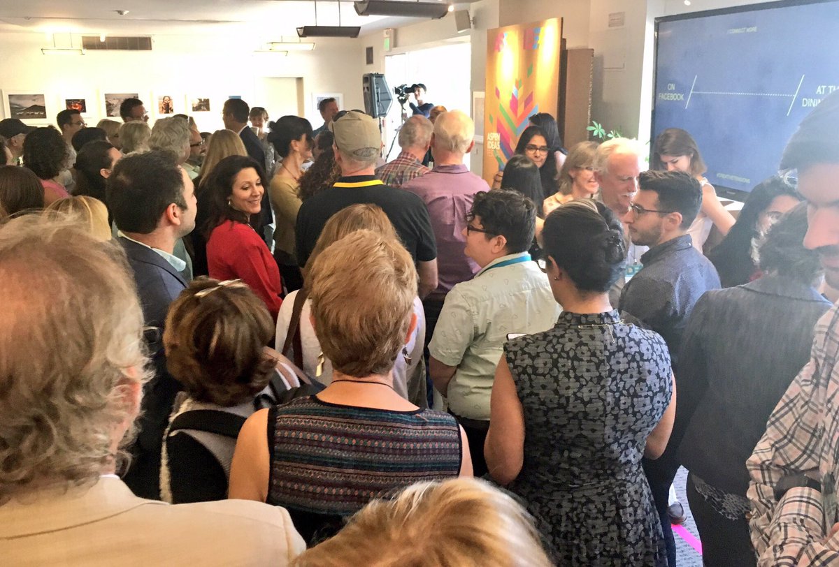 goranm's tweet photo. #creativetensions Session @aspenideas #SpotlightHealth  people showed stand on an issue by where they are in room by @ideo and @sundanceorg https://t.co/gduVOeCQP3