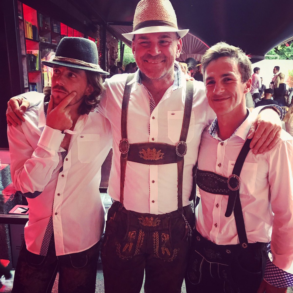 thomasbjorngolf's tweet photo. When in Munich....! 🍺😂🍆@TommyFleetwood1 @Thorbjornolesen @EuropeanTour https://t.co/B1Pt4e3lu3