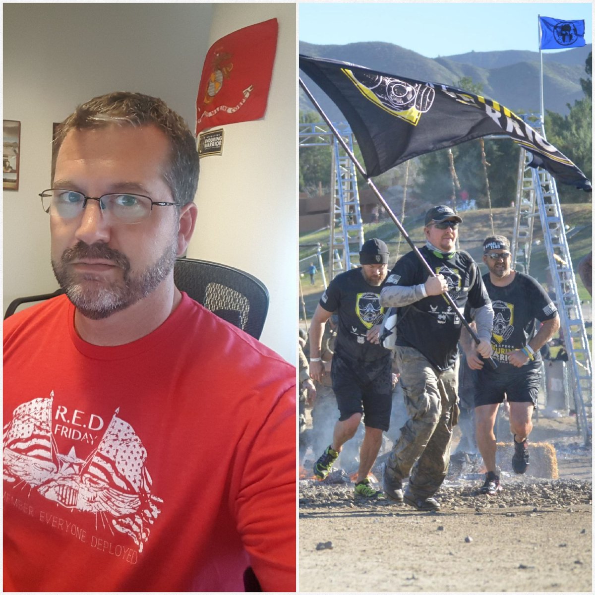 Desert_Devil2's tweet photo. One day to remember & never forget. #REDFriday #neverforgetfriday #enduringwarrior #functionalveteran #diefirstthenquit #functionalaf https://t.co/hcC78o0DpE
