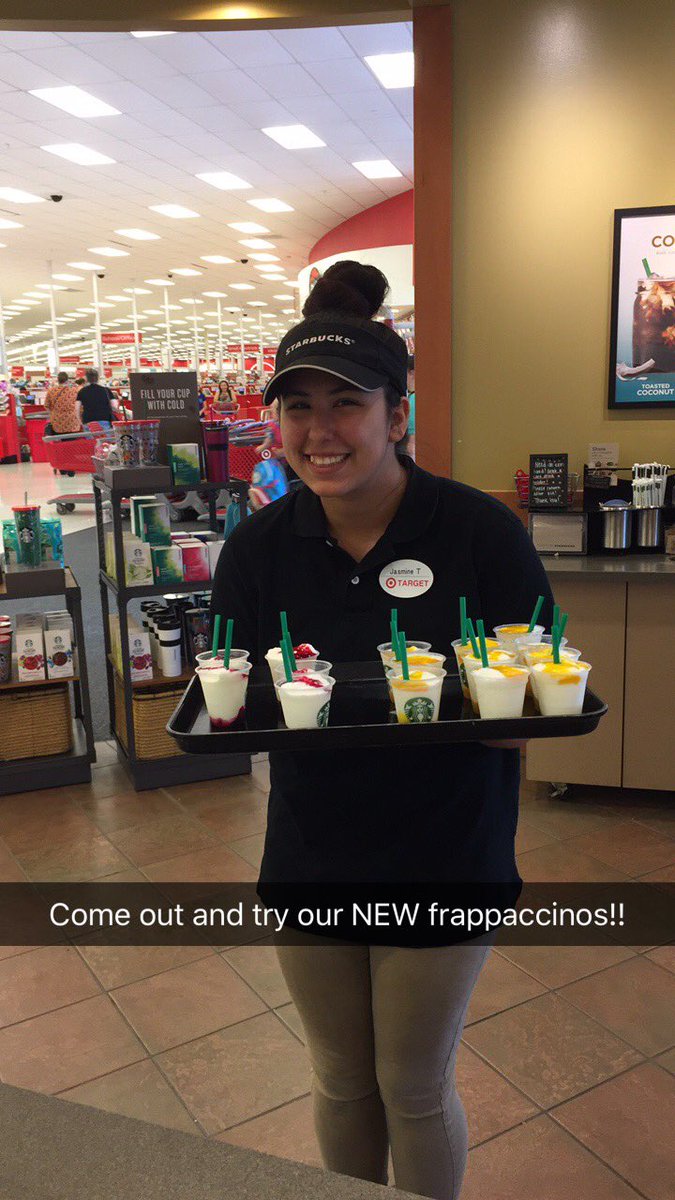 SaMac1979's tweet photo. Limited time frappaccinos! Come out and try one today! #T2320 #modelstore #Starbucks https://t.co/Tay8zGU9sm