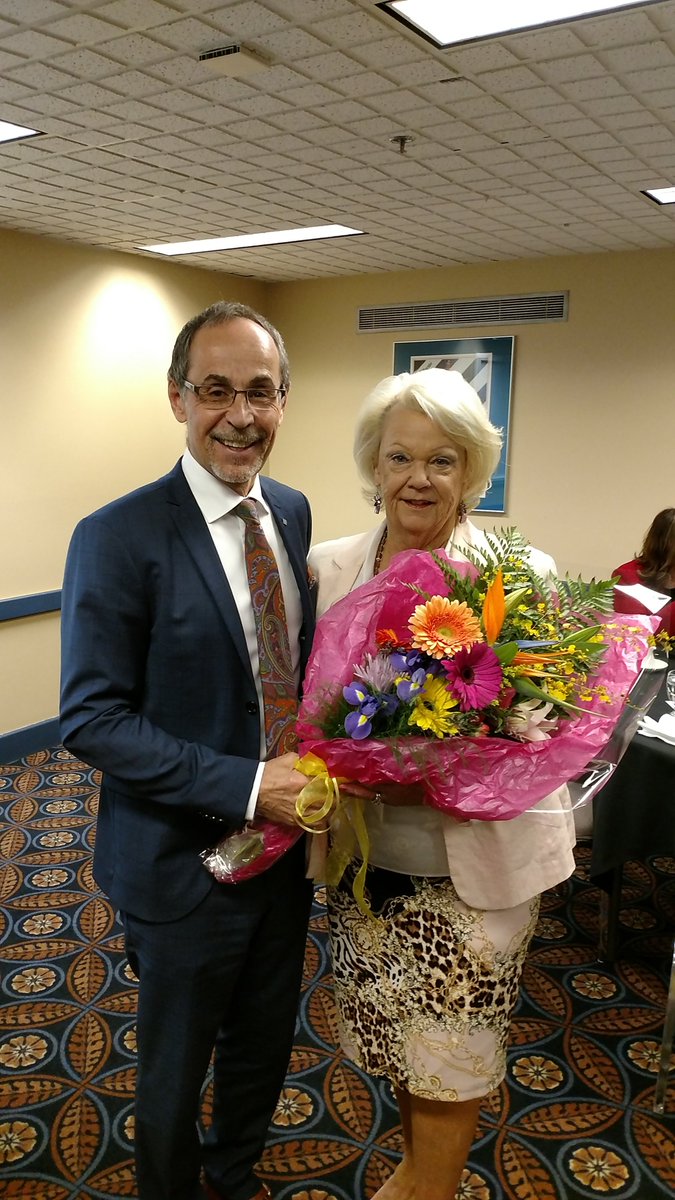 SaskPolytech's tweet photo. We kicked off #SaskPolytech2017 with a lunch for award recipients and dignitaries! Congrats again to our graduates! 🎓🌺💐 https://t.co/KbT1ENnhmK
