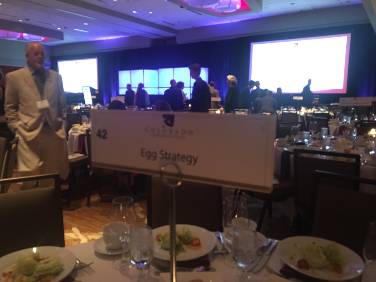 GloryGeordie's tweet photo. Excitement mounting @ 2017 CCTW awards ceremony :) @ColoradoCTW #ColoradoCTW #eggstrategy https://t.co/k6wh3SrbzX
