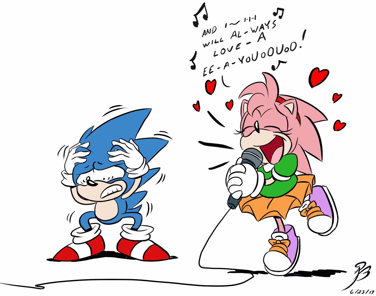 AngelBee623's tweet photo. Happy Birthday #SonictheHedgehog! We fans will always love you. ๐
...But never more than she will.๐
#Sonic26th #WhyIAmBlue #FanArtFriday https://t.co/iRnrJYZ0P5