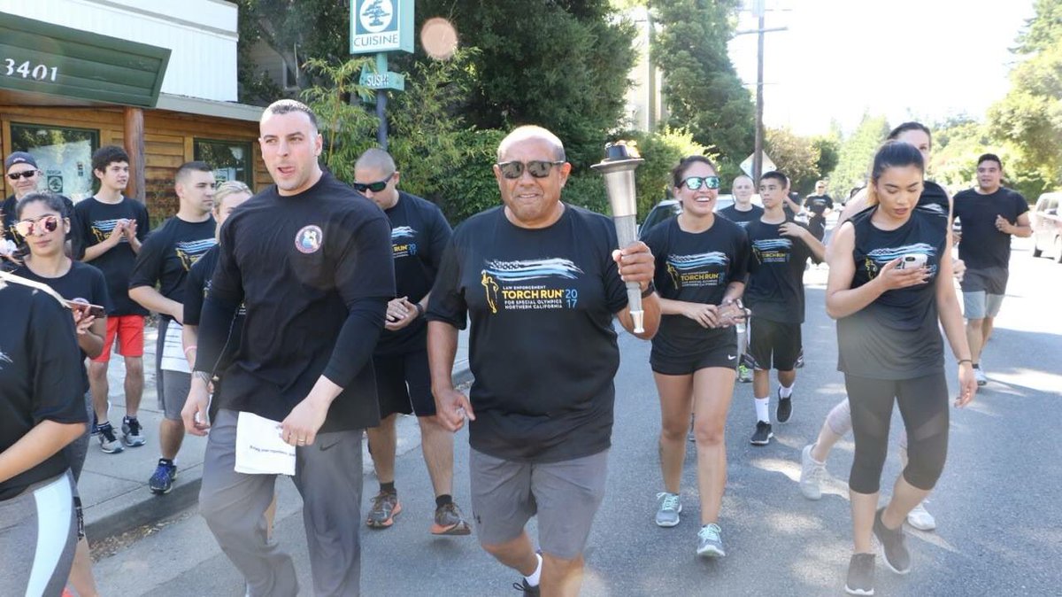 As the LETR for Special Olympics moves out of our county we wish the runners good luck on their journey for the Special Olympics!