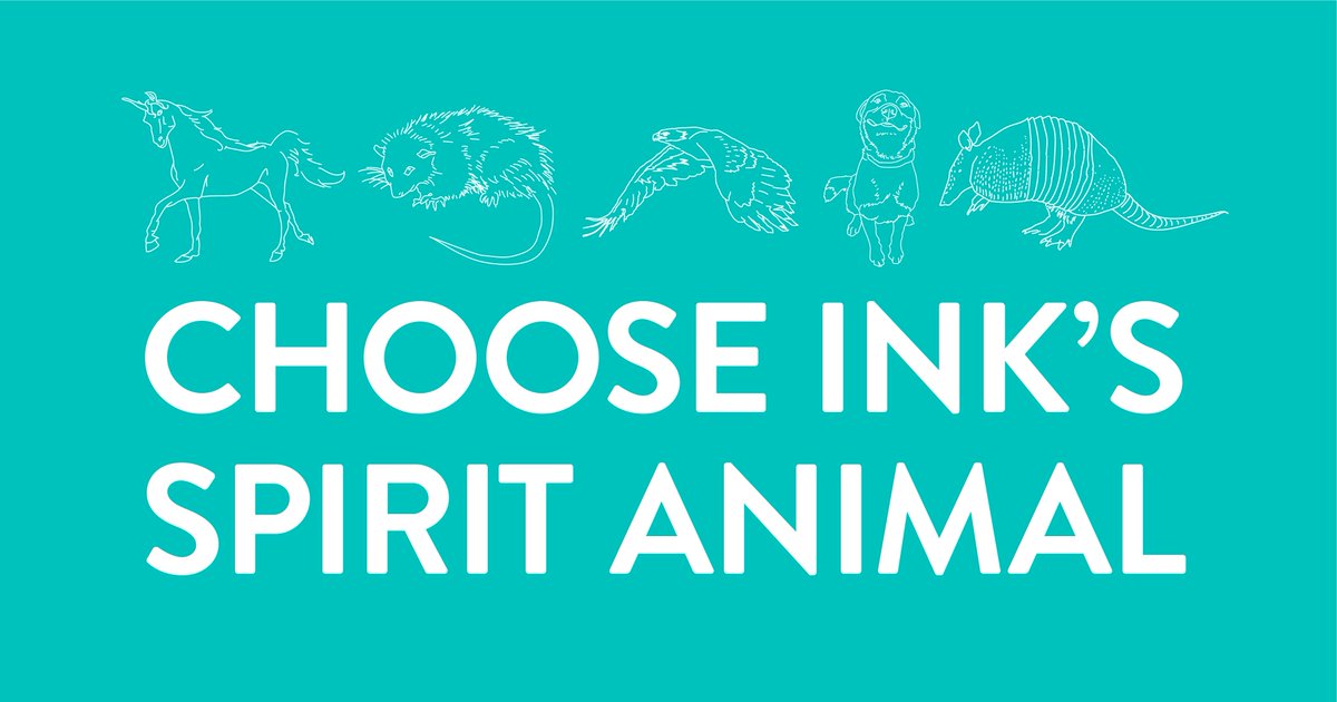 heyINKco's tweet photo. @MyABJ @Ryan_Riggins @heytrace @CaitlinNew Over the next few days, we'll be sharing the top spirit animal submissions from INKers. Then, you can vote for your fave! #INKspirit https://t.co/e9nKjq9XMq