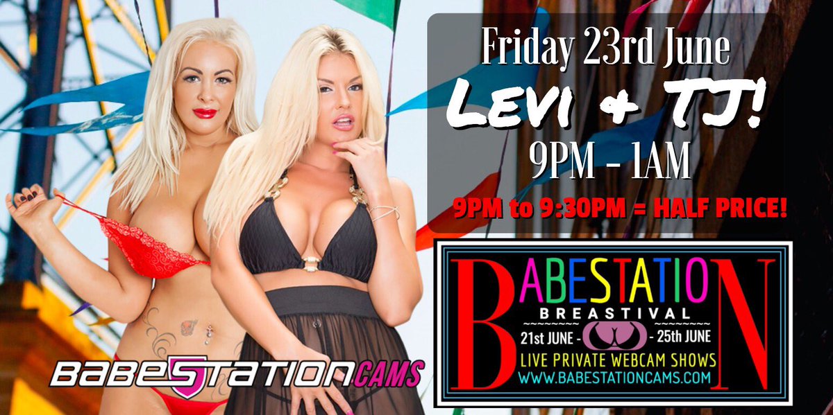 This is happening NOW!

First 30 mins = HALF PRICE

@LeviBabestation &amp; @TommieJoBabe 😍😍😍

Head to https://t.co/QL3uLDpJ7A

#BREASTIVAL2017 https://t.co/Du4I5trhZ4