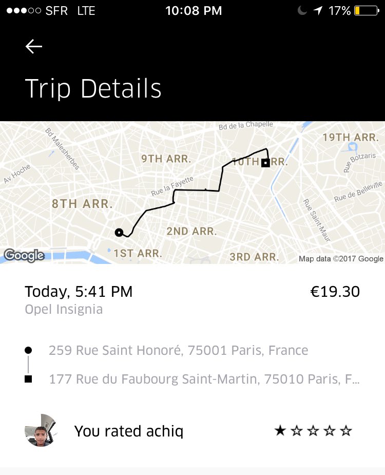 kchouman's tweet photo. @UberFR  I have lost my wallet in an Uber - driver called achiq. trying to reach the driver for 3 hours with no luck - Uber is not helping https://t.co/6aFFGcINom
