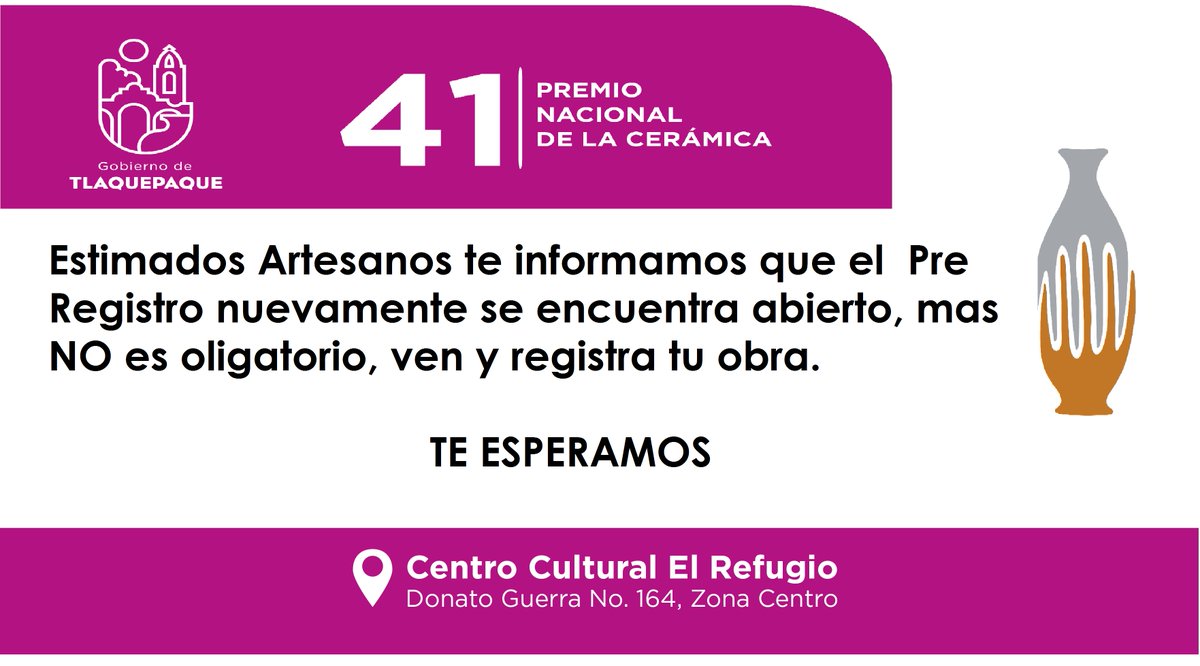 Premio Nacional de la Cerámica (@pnceramica) on Twitter photo 