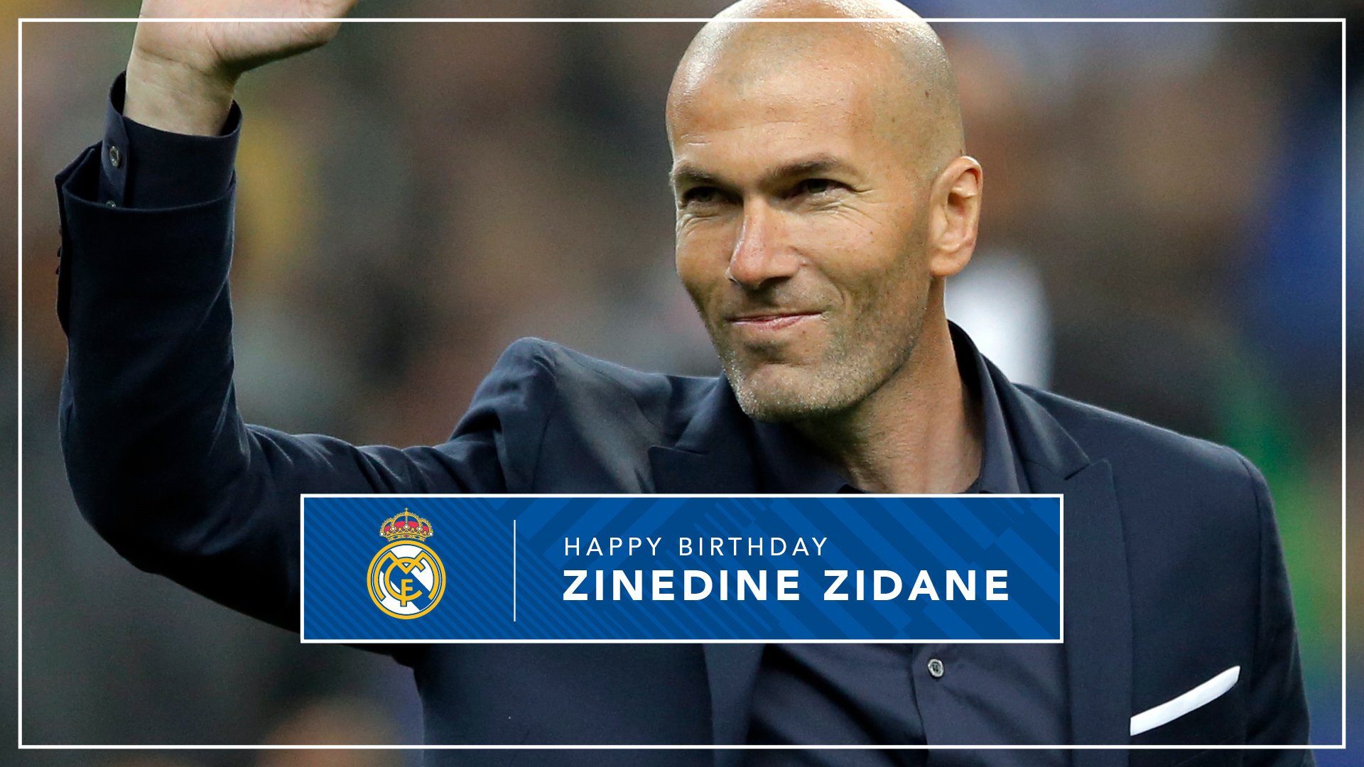 Happy Birthday to manager, Zinedine Zidane! 