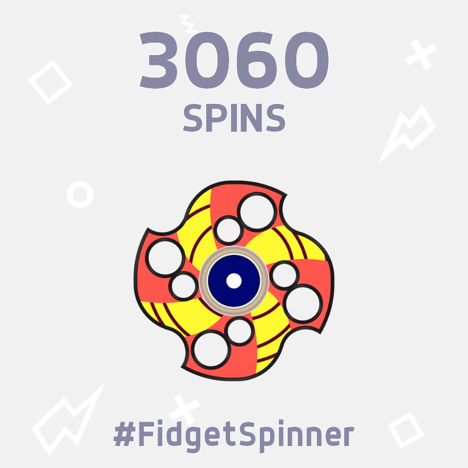 d2v4t4's tweet photo. I've just scored 3060 spins in this new #FidgetSpinner game! https://t.co/HT5THeGv78 Can you beat me? https://t.co/B5OejJgDpD