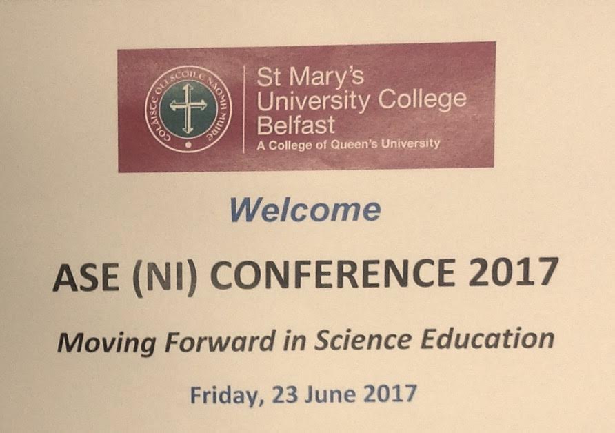 Great to attend this excellent event for science teachers in Belfast today #aseni #ASEConf Well done to all the organisers and thank you!👍