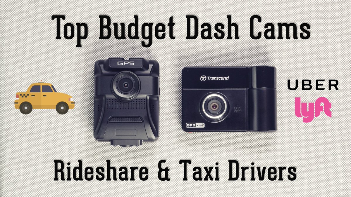 Here's our latest review on budget dash cameras for taxi &amp; ridesharing drivers. Many hours went into this - enjoy!
 youtu.be/0oYqnqb6Agc