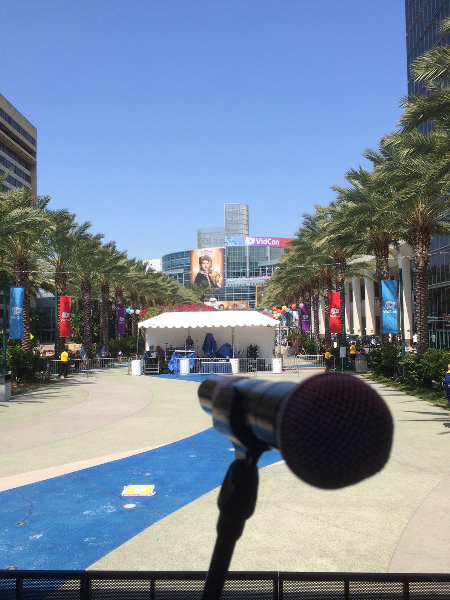 driftlesspony's tweet photo. For the very first time since the last time we played @VidCon, we play @VidCon tonight at 7pm! See you there! https://t.co/xmeqEu872d