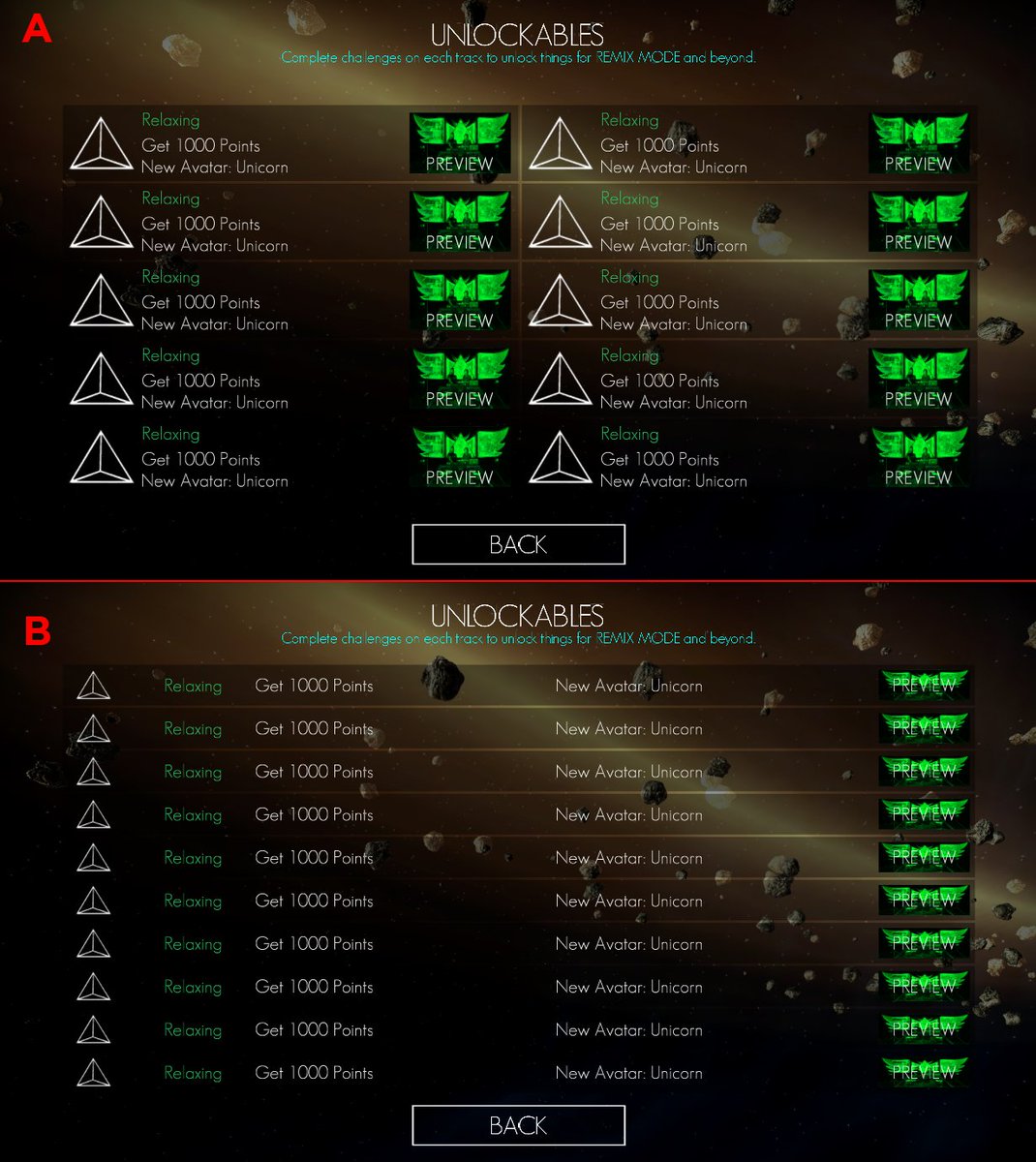 RotoColor's tweet photo. New UI designs for unlockable rewards. Which do you prefer?

#UI #UX #RotoColor #menu #indiedev #madewithunity https://t.co/4y2rtysViH
