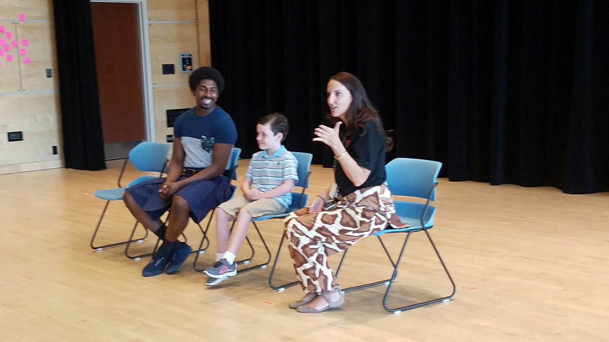 JillLustig33's tweet photo. When you host a Broadway chatback..in a giraffe onesie #camp #mylifeasanadult #bcpa #theperformanceproject #findingneverland @browardcenter https://t.co/XGfucBIrpZ