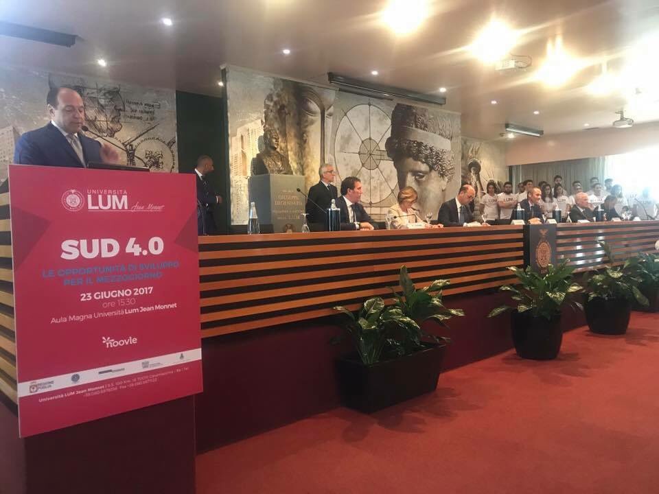 Il convegno "Sud 4.0 Le opportunità di sviluppo per il mezzogiorno " #LUM