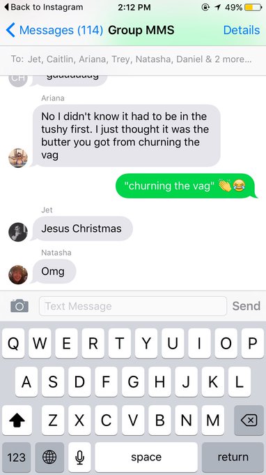 I told my friends what "truffle butter" is and I can't stop laughing at their responses ? https://t.