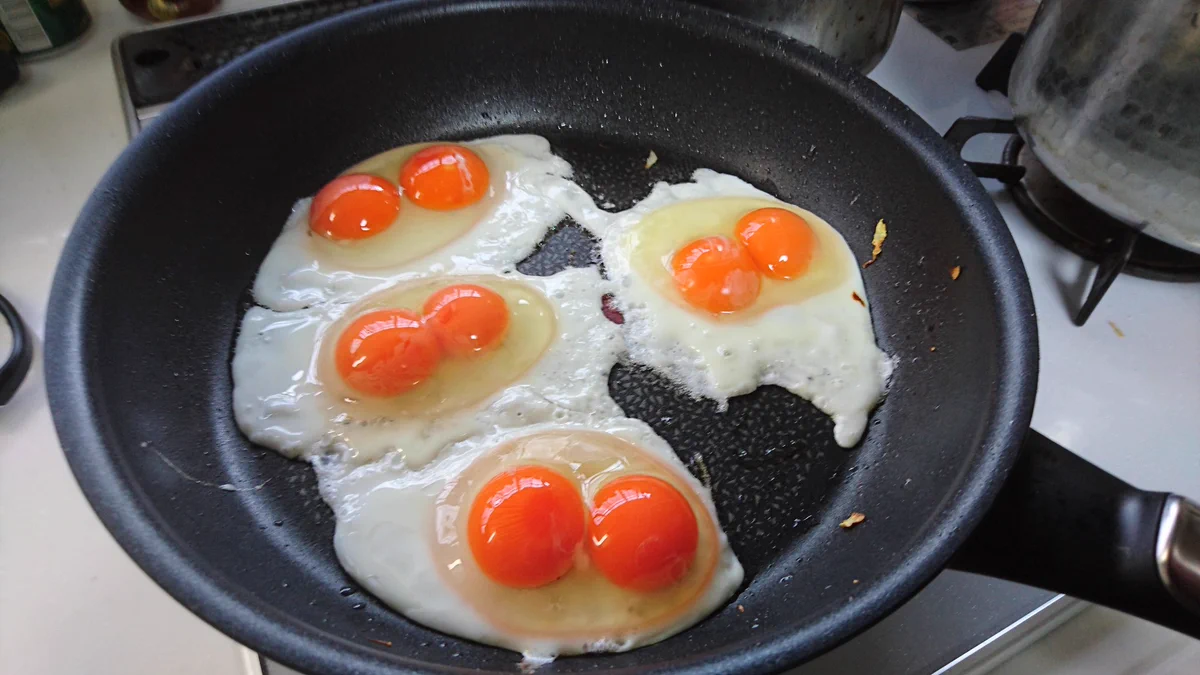 これはすごく自慢できそうww朝から目玉焼きに奇跡が起きたww