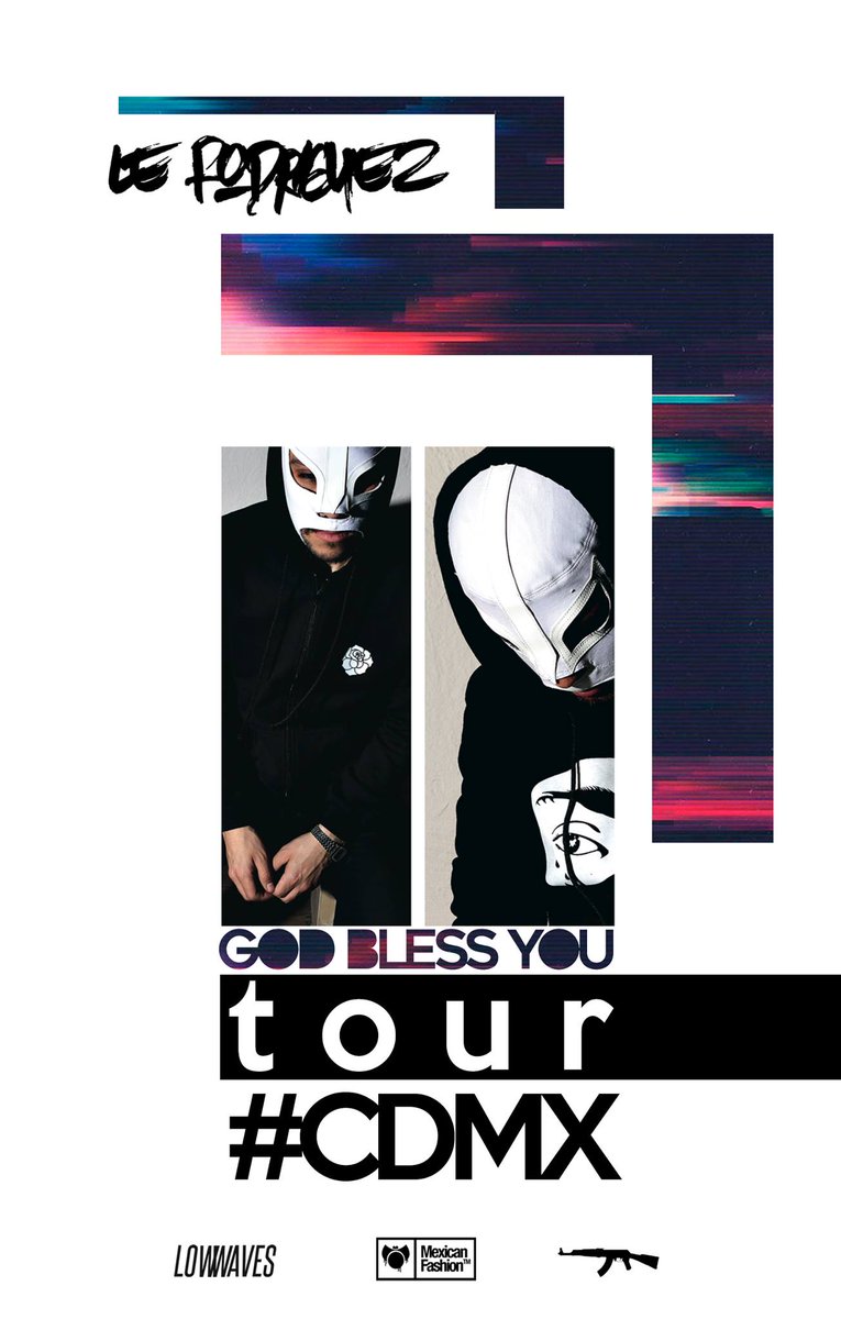 EscenaNoroeste's tweet photo. @LeRodriguezTJ llega a la #CDMX para patear traseros 27/Jun en @caraduramx 30/Jun en @pasaguero #GodBlessYouTour #FamiliaAlterada #LowWaves https://t.co/DL26rRTrie