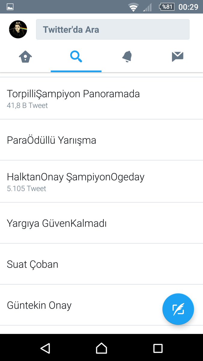 Yetmişbin gösterilen gerçek twet sayısı valla ogeday bile inanmamıştır şampiyon olduğuna kurgu patladı bu sene

TorpilliŞampiyon Panoramada