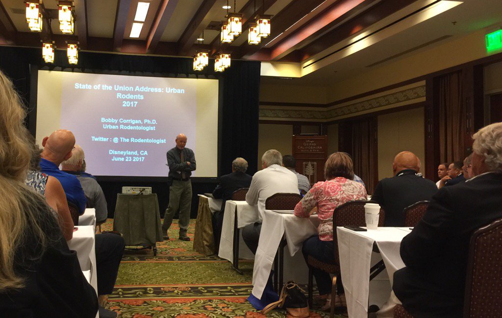 Awesome program for #pcocexpo2017! <a href="/rodentologist/">Bobby Corrigan</a> Bobby Corrigan giving the state of rodents. Bobby great as always