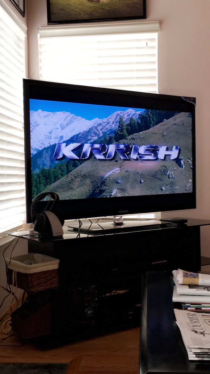Watching in honor of #11YearsOfKrrish. This is where I fell in love with @iHrithik and @priyankachopra and has a special place in my heart❤️