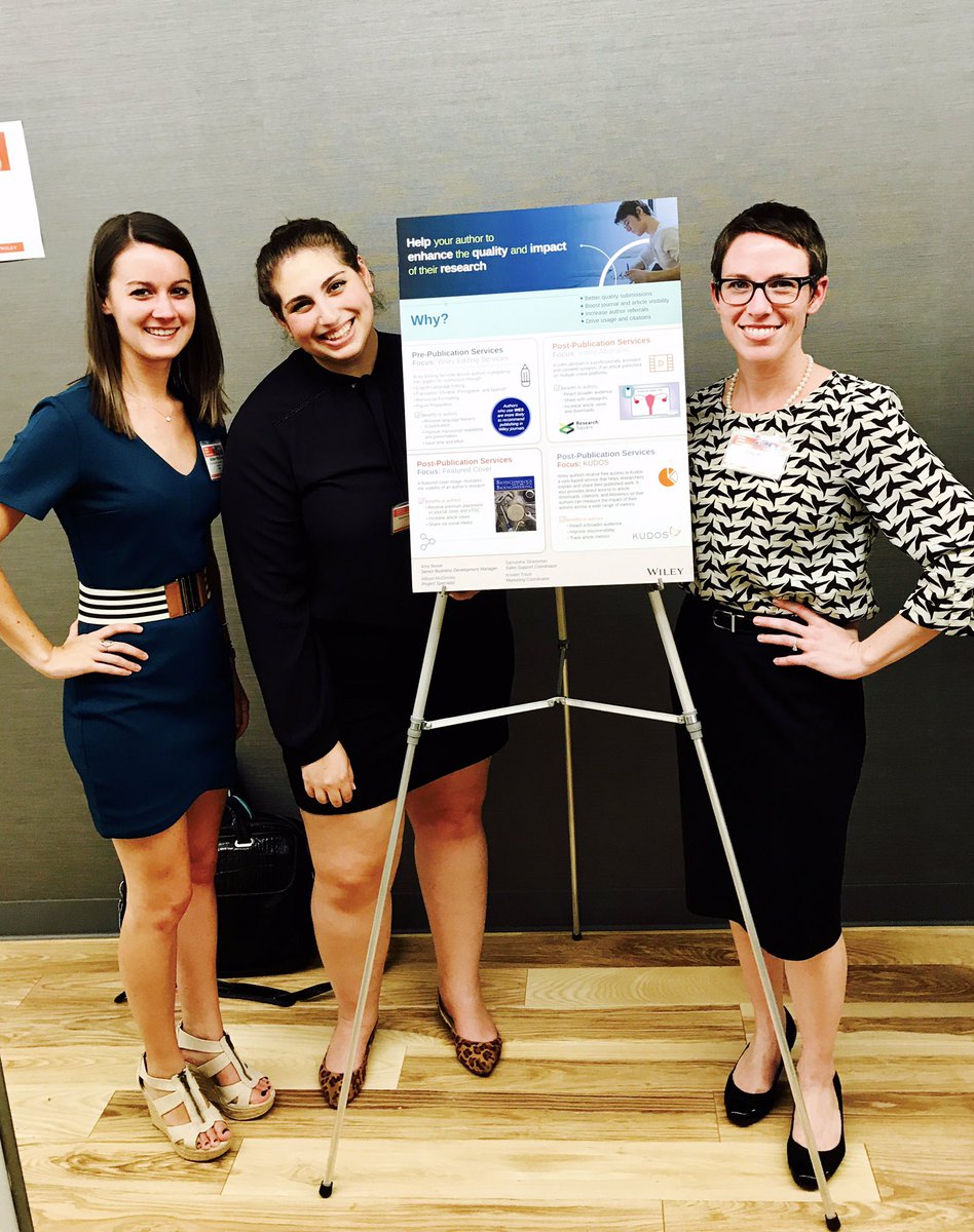 amy_beisel's tweet image. Loved talking with Wiley editors about supporting authors via @GrowKudos, @researchsquare video abstracts, @ORCID_Org &amp;amp; more! #WES0617
