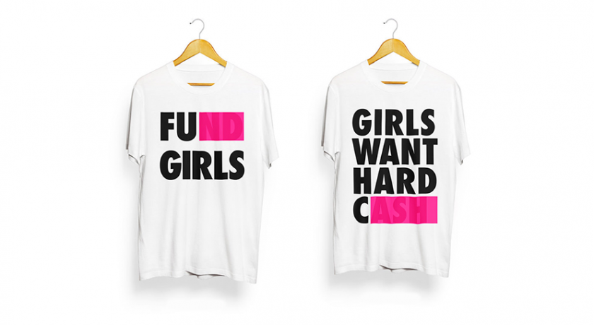 Adweek's tweet photo. JWT London made these risqué t-shirts telling #CannesLions attendees to 'F the Pay Gap' - https://t.co/0uUZP4JZ7I https://t.co/JdsZBjsqOk
