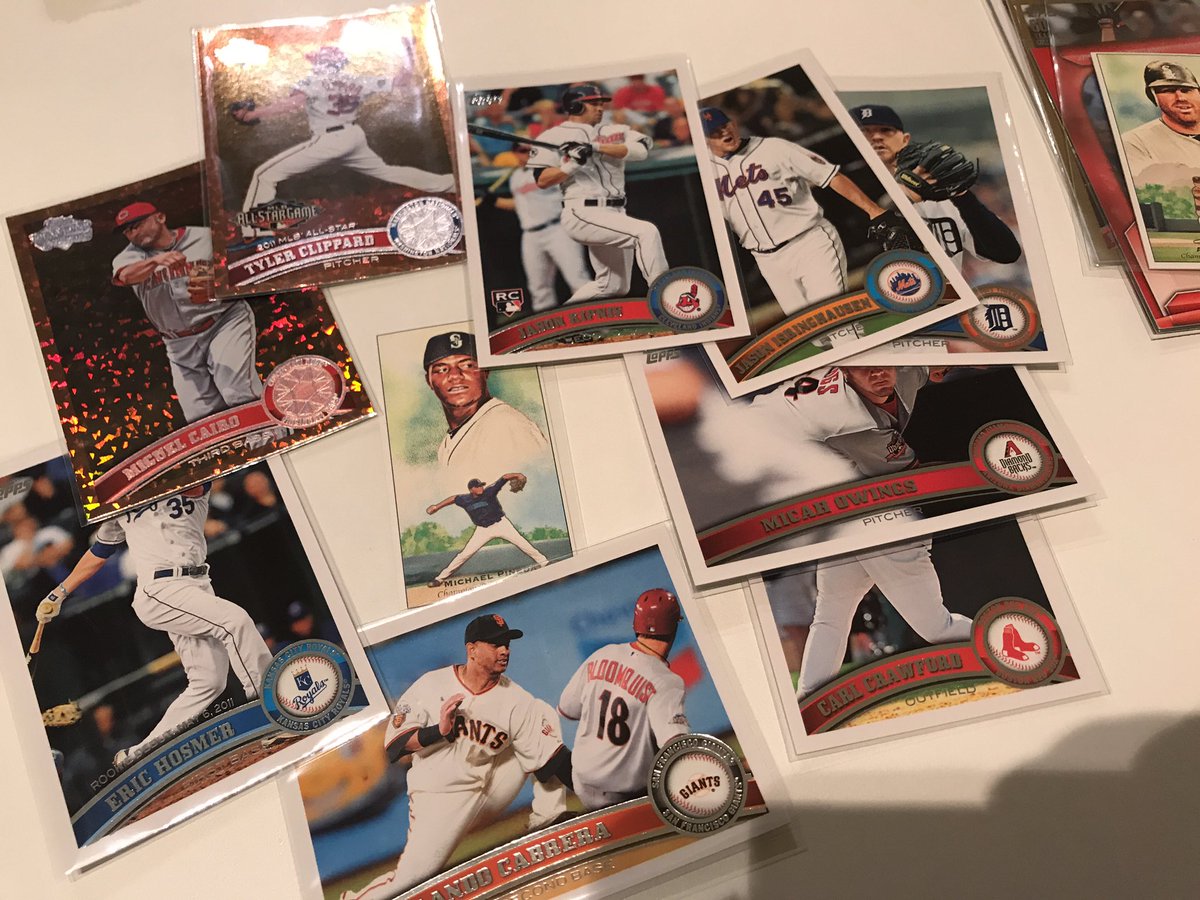 thisisfred__'s tweet photo. #ChasingTrout #8/36: Pineda mini, @TheJK_Kid RC, Hosmer debut and #SparklyCards https://t.co/T62vIIbM1r