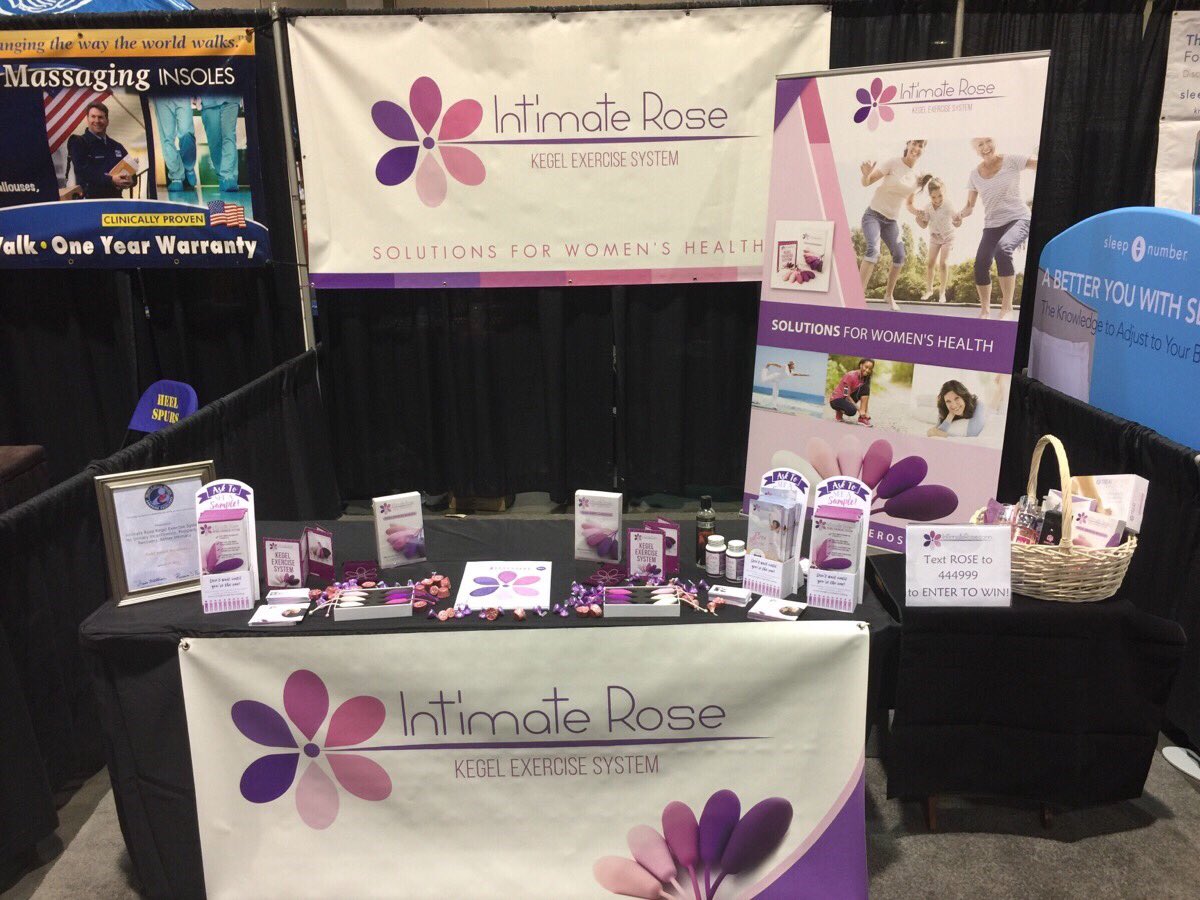 IntimateRose's tweet photo. We are at the @JustForHerEvent in Kansas City now through Sunday! Come by and say hello! #KansasCity #justforherevent #incontinence #momlife https://t.co/ZvK2uIXlKU