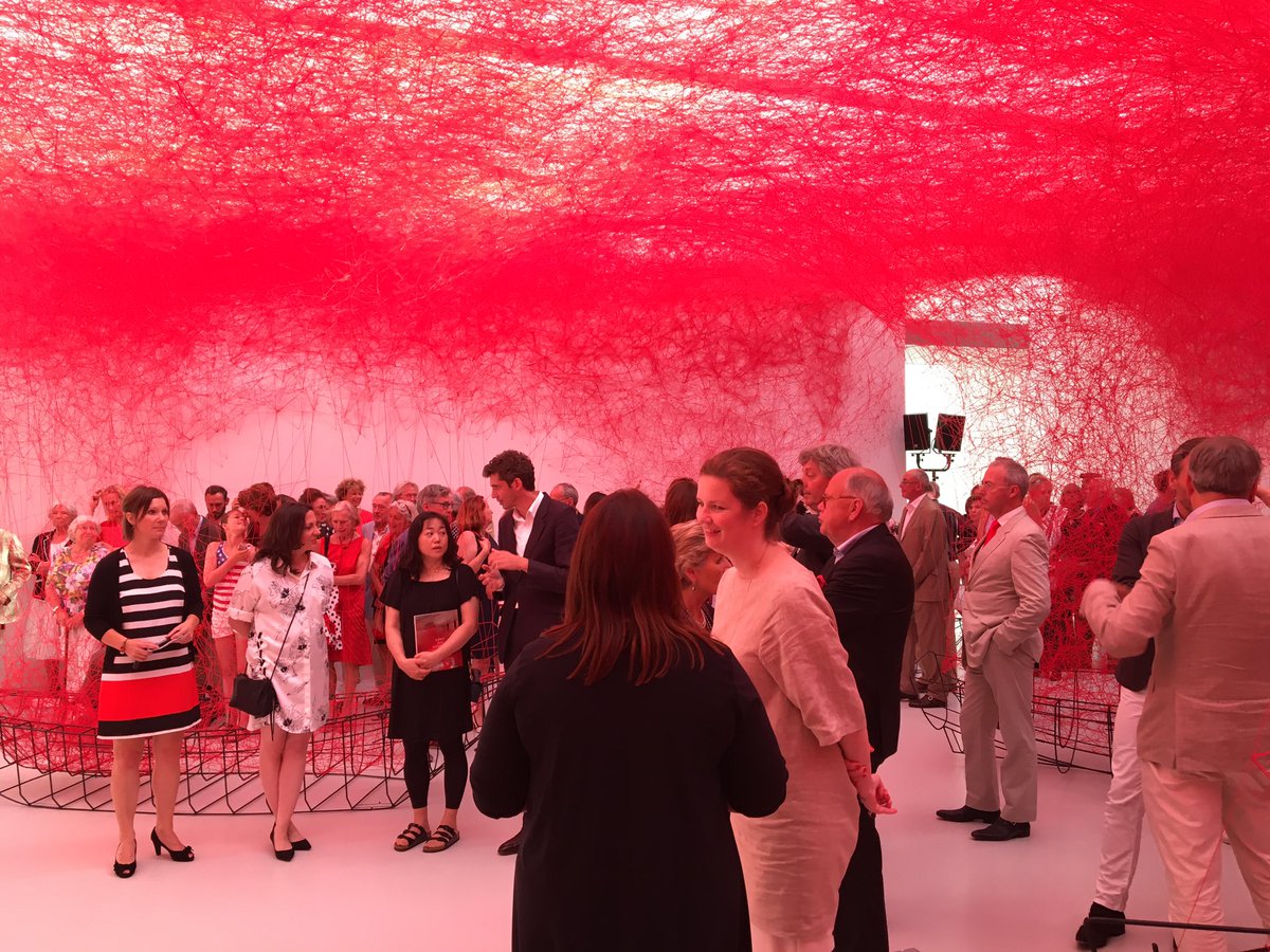 Tijdens de opening op de foto met Chiaru Shiota #noordbrabantsmuseum #sintlucas