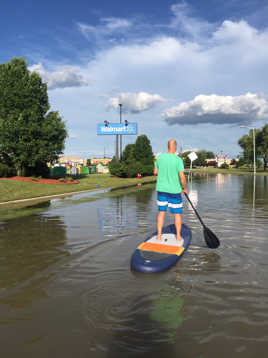 ScottCollick's tweet photo. A great day to paddle board Joe Mann Blvd in @CityofMidlandMI. https://t.co/CQNVRcGxub