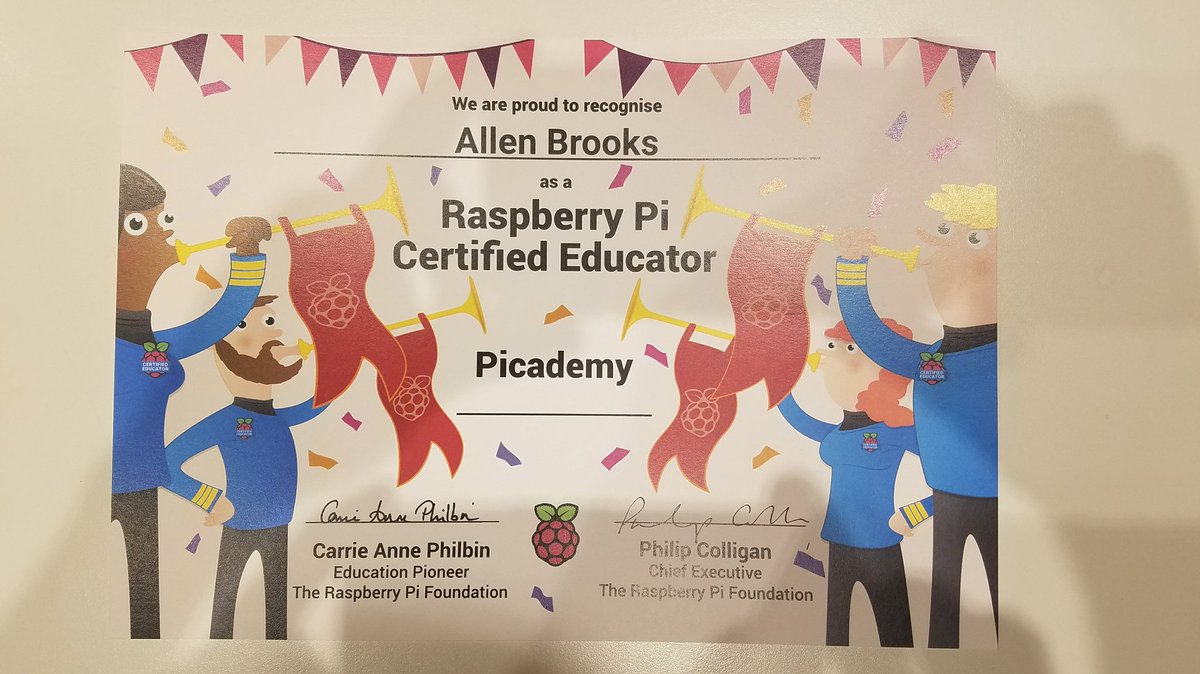 makabila's tweet photo. #Picademy Two fantastic days of learning, experimenting and collaborating. I am certified! https://t.co/cd9UxHvmAm