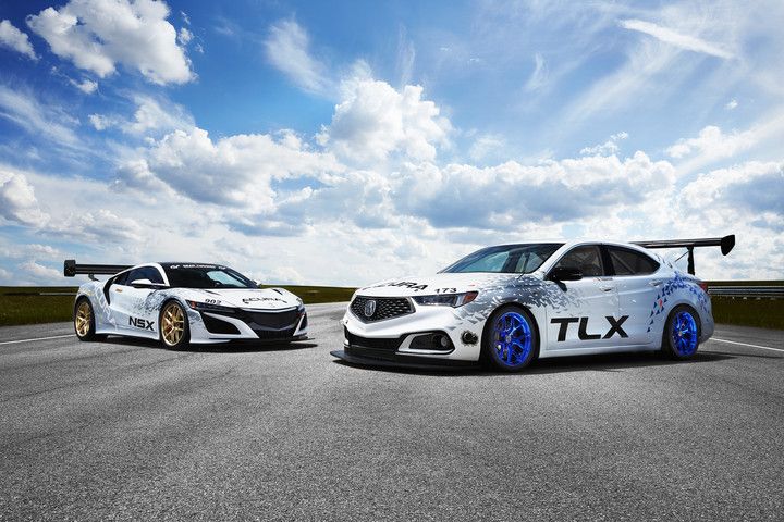AcuraCanada's tweet photo. Sunday: live stream as Acura takes on #pikespeakhillclimb in the #NSXGT3 #TLXGT & #TLX #ASPEC making its race debut: https://t.co/NhBCweZkXR https://t.co/DOS14AM4TU