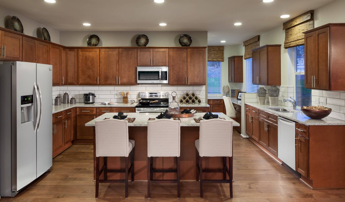 MBAKS's tweet image. What do you think about this kitchen design by @PolygonNWHomes? We think it's awesome! #remodelinspiration