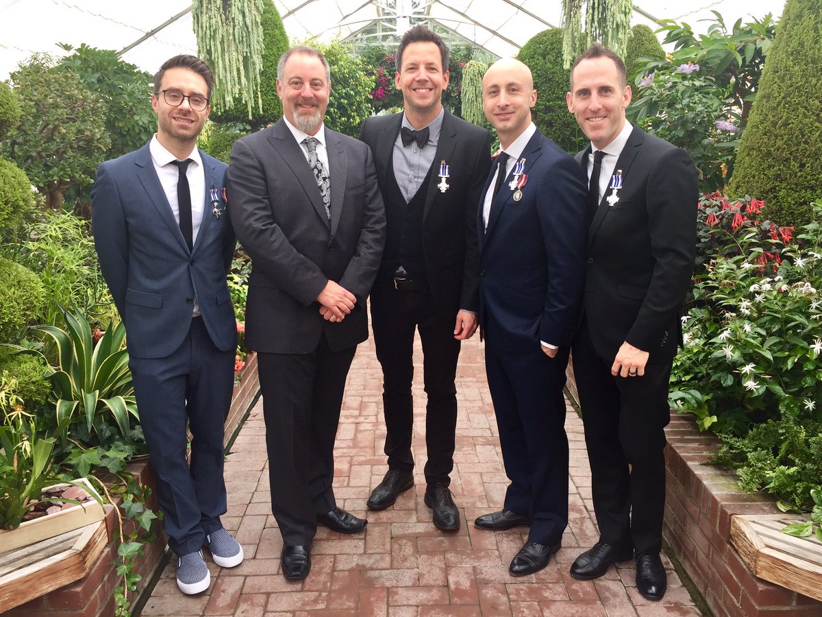 CoalitionMUS's tweet photo. Nothing is more heartwarming than witnessing your Artist being honoured for the humanitarian work that they do. Proud of you, @simpleplan! https://t.co/6C5NzSIYSX