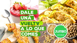Con <a href="/JumboChile/">Jumbo Chile</a> disfruta de una gran variedad de productos frescos y saludables ¡Súmate a este compromiso! #HayQueDarloVuelta <a href="/connieachurra/">Connie Achurra 💜💚</a>