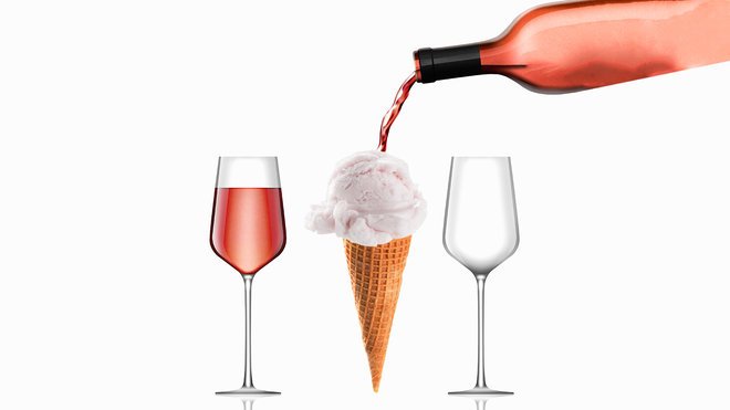 foodandwine's tweet photo. Rosé ice cream could very well be the ultimate summer treat. https://t.co/In9Bsu2q1H https://t.co/VBQIowWZjx