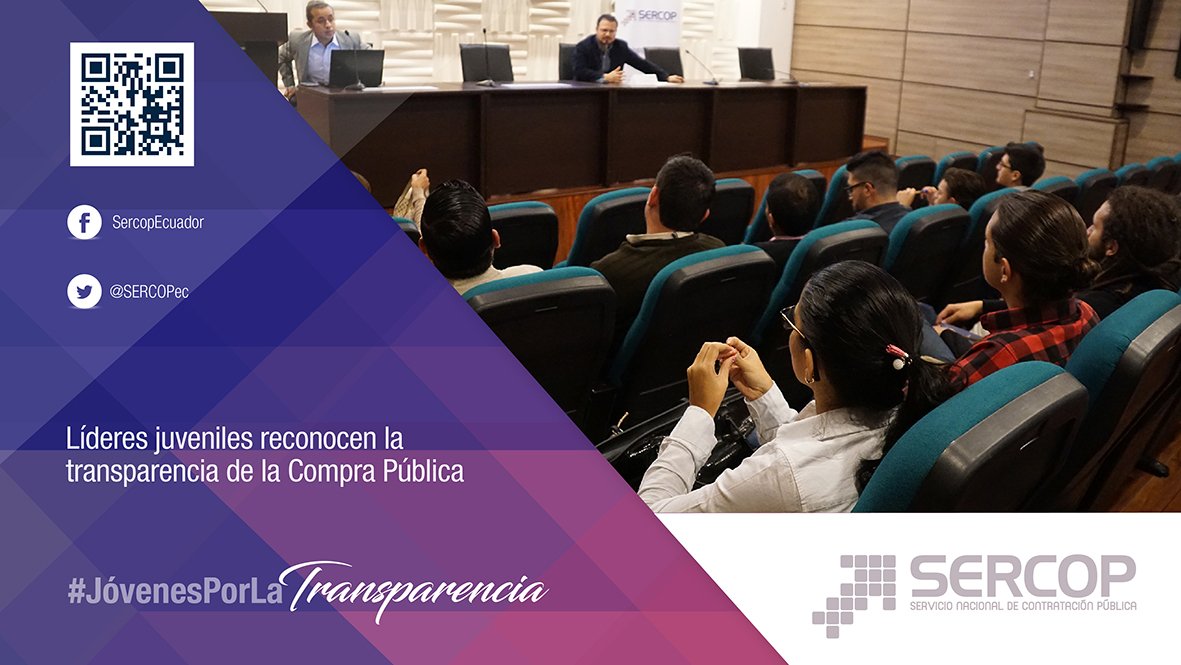 SERCOPec's tweet photo. Líderes de gremios juveniles tuvieron encuentro exitoso con #Sercop para conocer el trabajo de la #CompraPública https://t.co/M7yrVkuVBX https://t.co/FfnBQI8r64