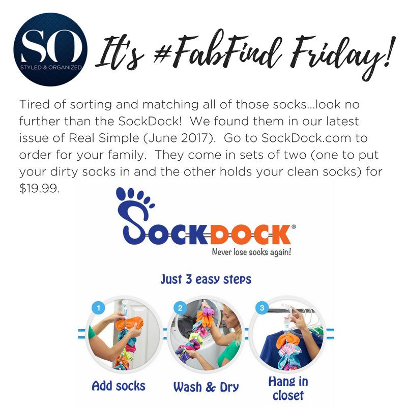StyledOrganized's tweet photo. #FabFindFriday #stylishlyorganized #sockdock #laundryhelpers https://t.co/KfXidKRwU9