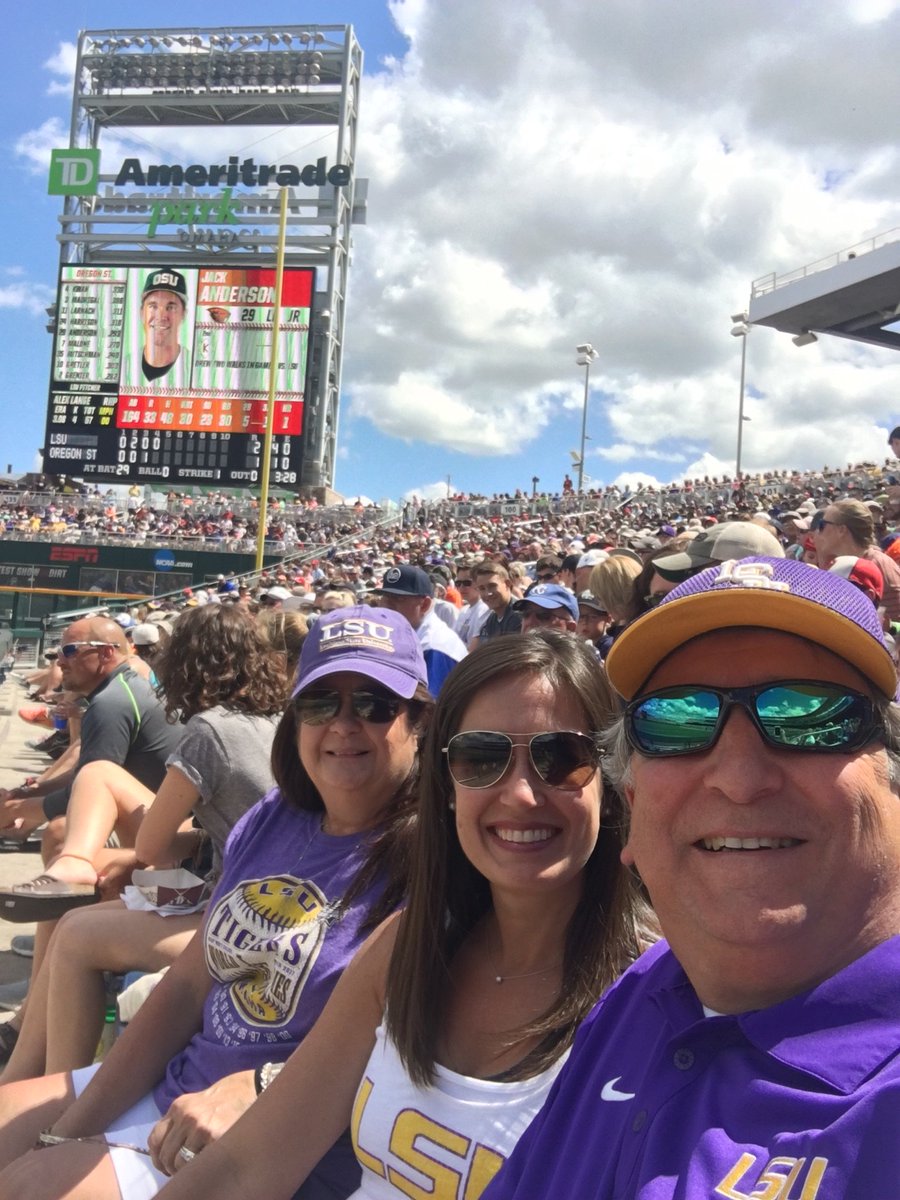 Ali_Enos's tweet photo. Awesome win @LSUbaseball!! Yes, still here!! https://t.co/pE782P4cHJ