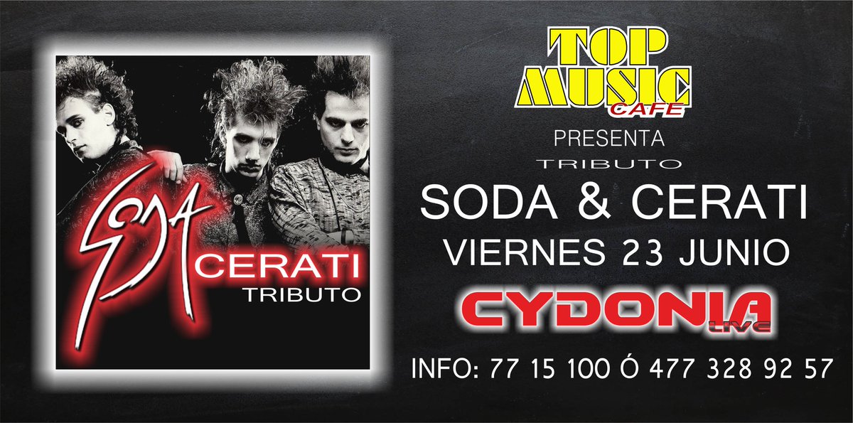 topmusicmx's tweet photo. Hoy es el día, con toda la furia de @CydoniaLive  a partir de las 10:30 pm https://t.co/TkDRHn9FA5