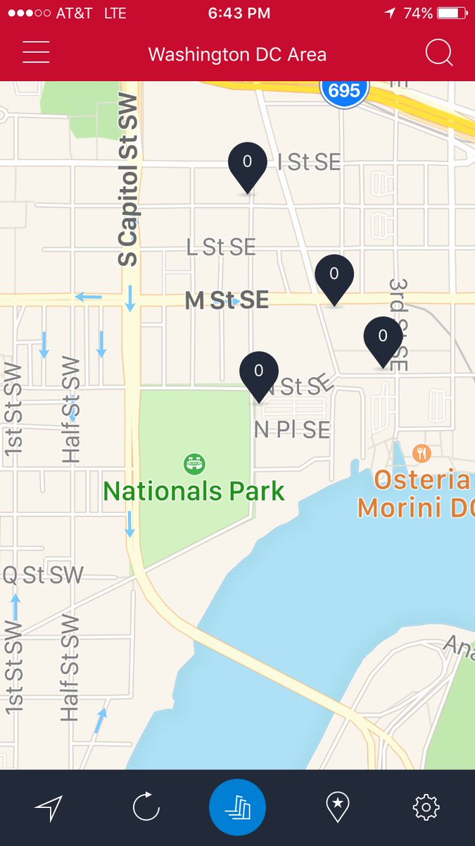 TheWayEyeRoll's tweet photo. A shame @bikeshare does not seem to be an option to get to @Nationals games anymore. Two games now I've been stuck with no place to park https://t.co/37UACMpdSa