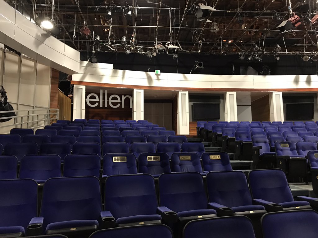 vthokie's tweet photo. Got a nice tour of the Ellen stage today. #lasightseeing https://t.co/nWfrs6siwX