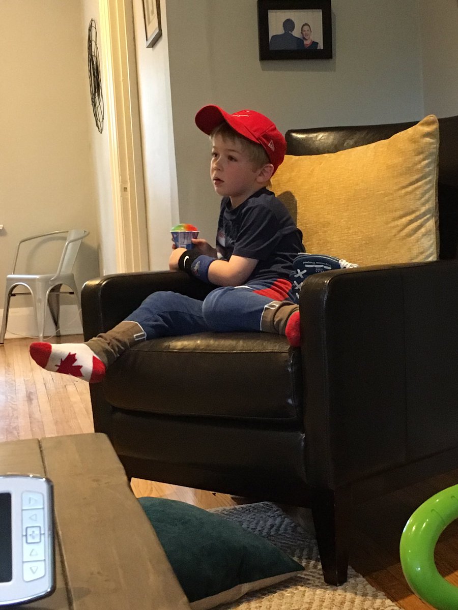 ajtarvit's tweet photo. 2030 draft choice?  Well, he at least loves to watch drafts like his dad! #cohenrules #2030 https://t.co/eq1t1zxacF