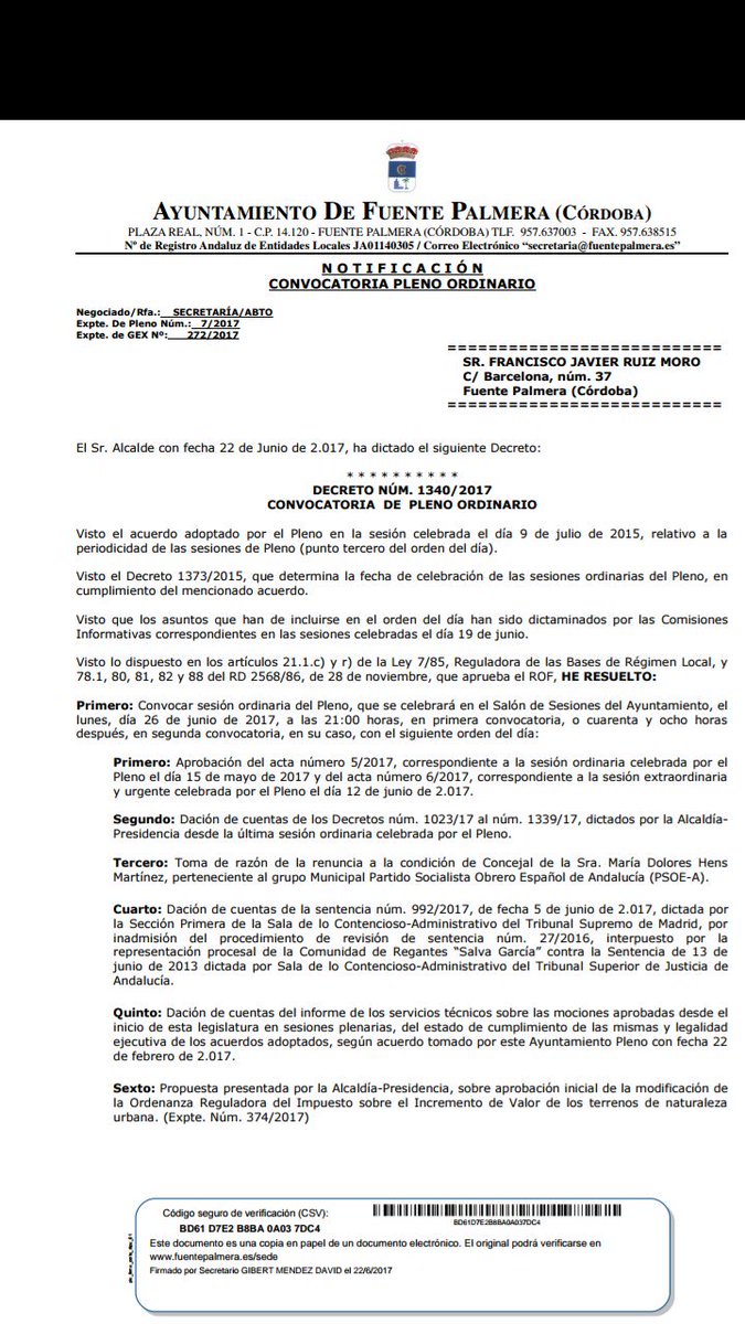 iufuentepalmera's tweet photo. Pleno Ordinario Junio, propuesta  bonificación de plusvalías y rebaja en IBI a empresas que se instalen en F. Palmera  #LaColonialoPrimero https://t.co/zQ2yf7no9t