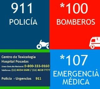 No viene mal recordar los números de emergencia correctos para cada situación en Argentina. Sabían todos?